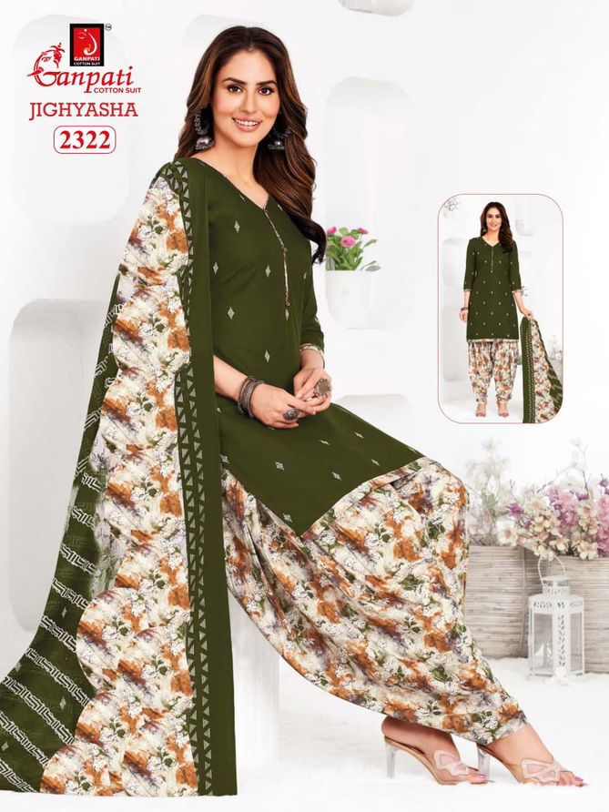 Jighyasha 23 By Ganpati Cotton Printed Dress Material Suppliers In India